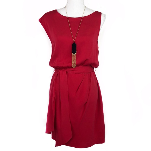 Theory Dresses & Skirts - Theory Brianna Lifestyle Silk Dress in Red